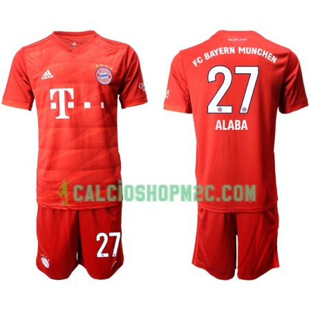 Bayern Monaco ALABA 27 Bambino Maglia Prima 2019/2020 Manica Corta (+ Pantaloncini)